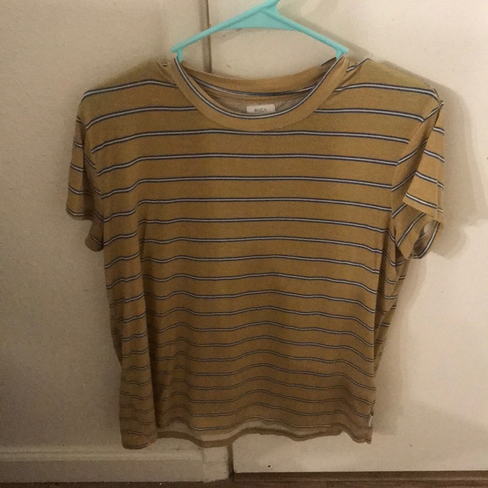 Mustard striped shirt, super soft and oversized